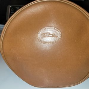 Vintage Longchamp Leather crossbody bag.